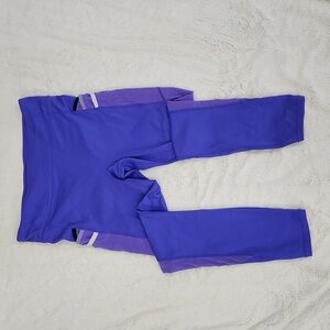 Fabletics Purple 365 Motion Leggings with Mesh Sides | Women's Size Medium